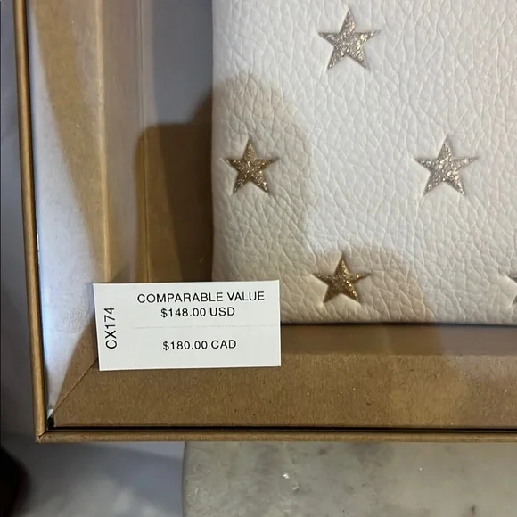 Coach Ivory Star-Studded Wristlet - Picture 4 of 4